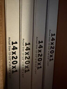 Air Conditioning Filters  14 x 20 x 1   BRAND NEW
